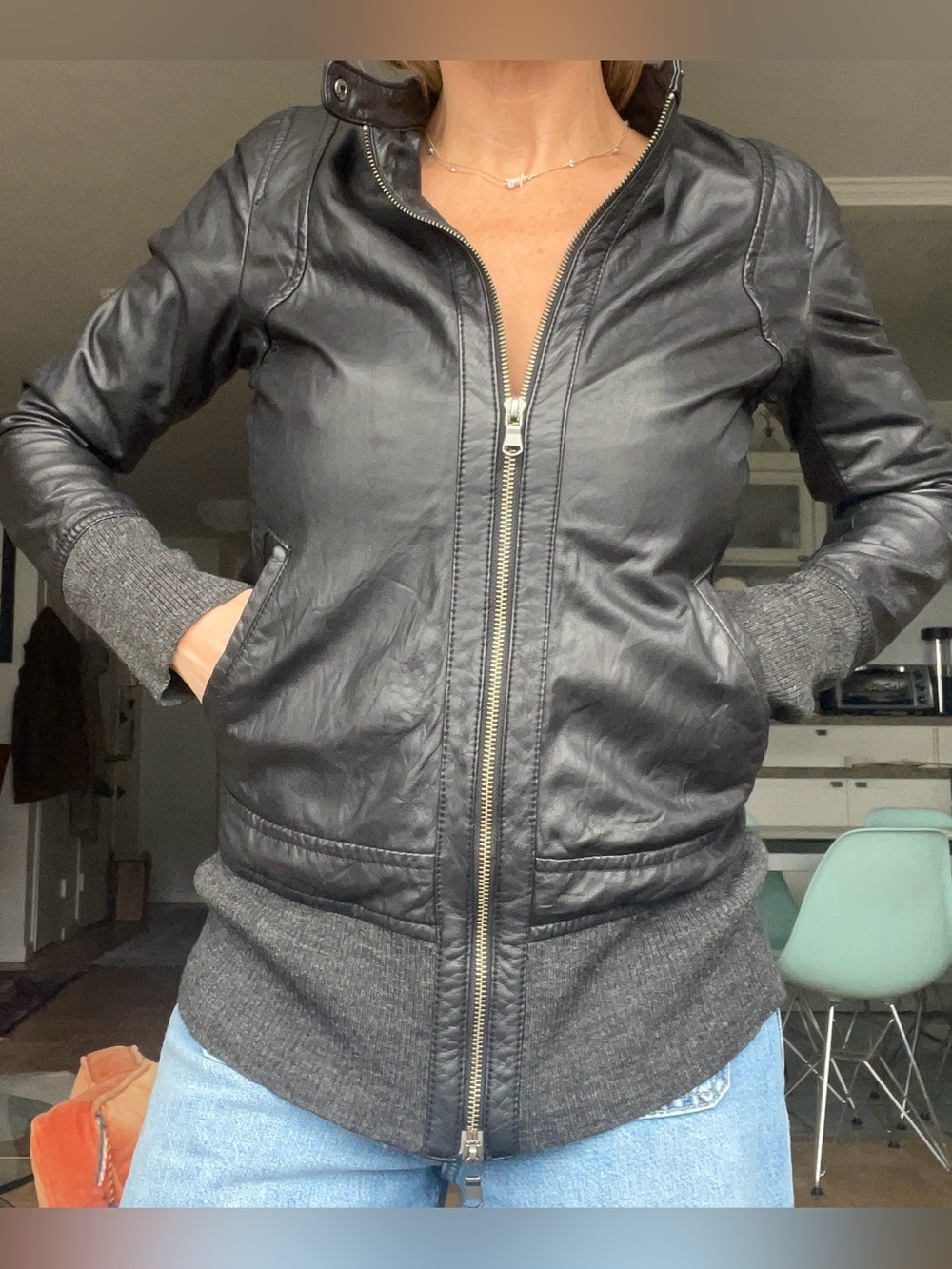 ESTNATION Japan. Black Lamb Leather Single Jacket 🖤